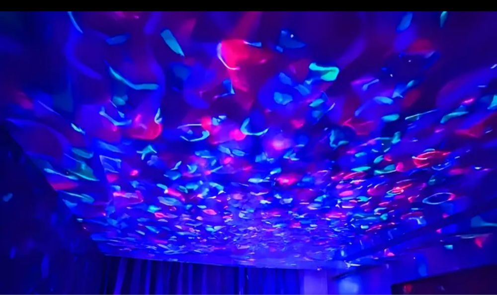 Лампа въртяща се със сменящи се светлини