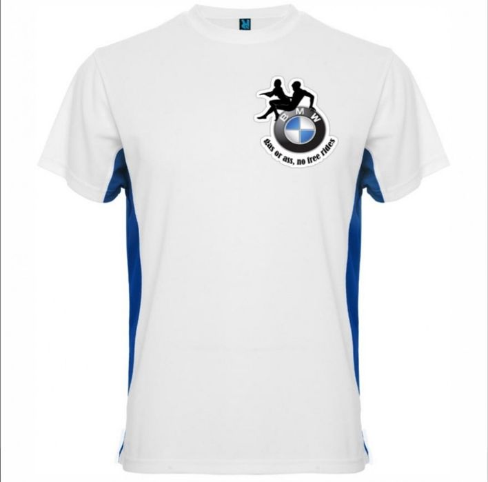 Забавна Тениска BMW/БМВ (gas or ass)