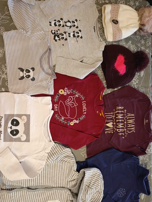 Комплекти пижами боди Zara GAP H&M George Primark Koton adidas 86/92