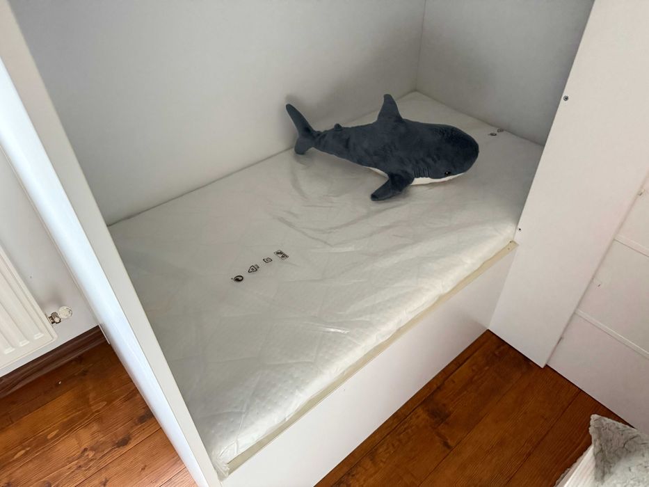 Pat etajat pentru 2 copii – saltele incluse – TRANSPORT GRATUIT