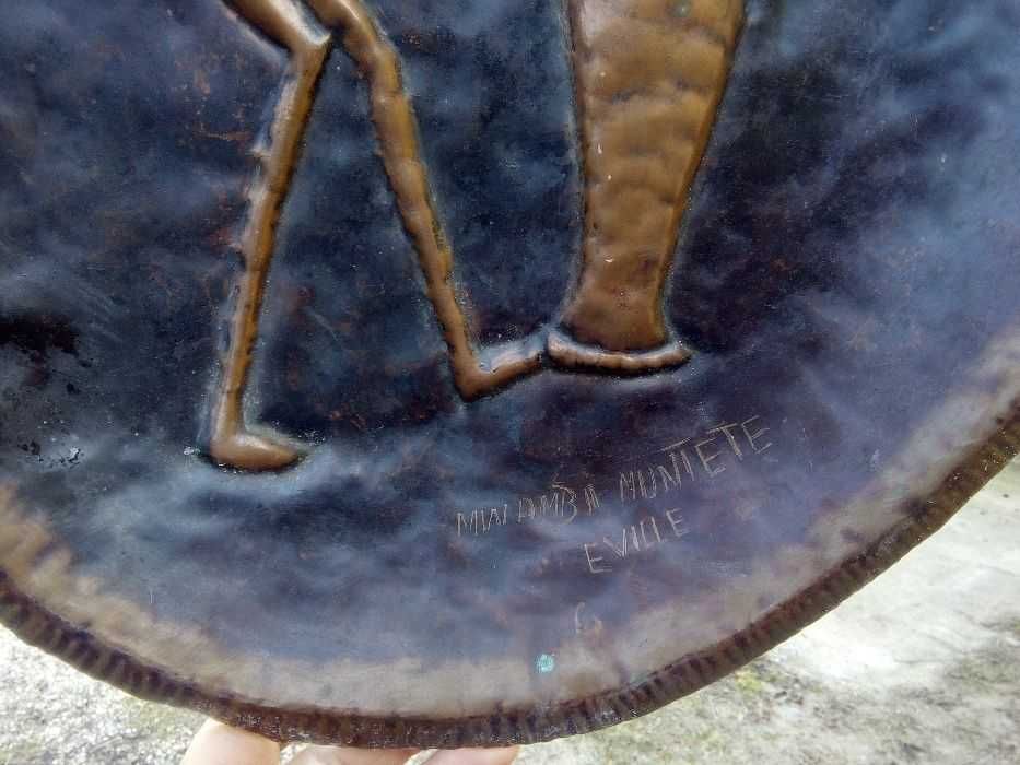 Tablou  din cupru                                  .