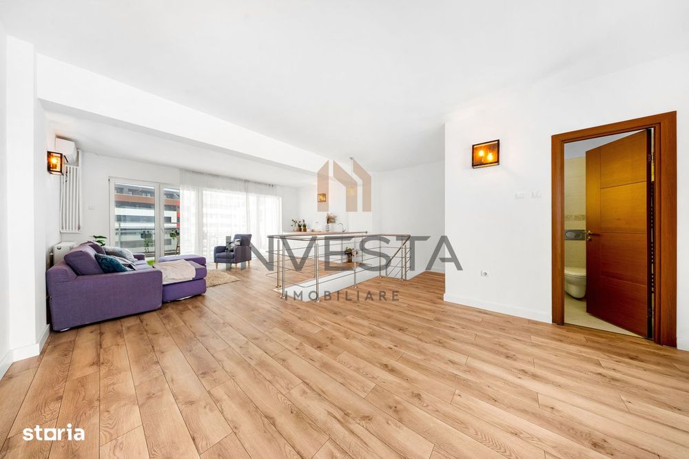 Penthouse de lux pe 2 nivele cu 4 terase in Buna Ziua!