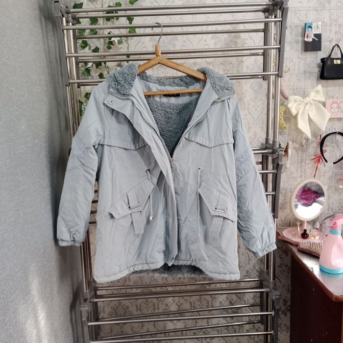 куртка   голубая