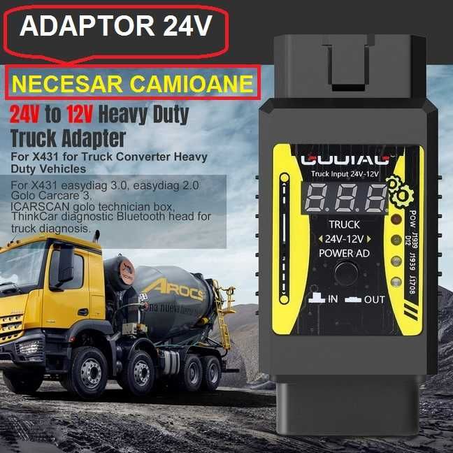 Tester auto Launch Turisme + Camioane, Tableta Diagnoza 9/10" inclusa