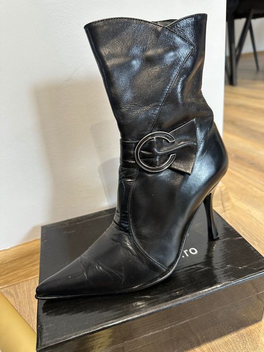 Vând cizme vintage damă piele naturală