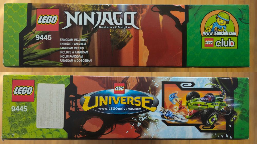 Set LEGO Ninjago SIGILAT 9445 Fangpyre Truck Ambush