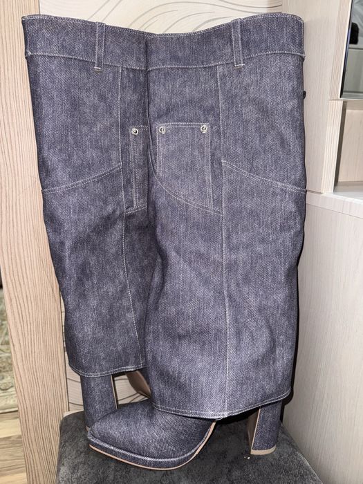 Сапоги под джинсу