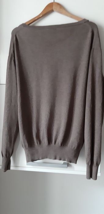 Pulover /cardigan casmir si matase barbati,fin,superb L