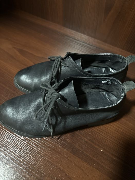 Туфли женские классические из мягкой кожи 38 размер