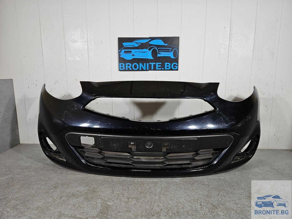 Предна броня Nissan Micra K13 Нисан микра к13 фейслифт 2013- 2017