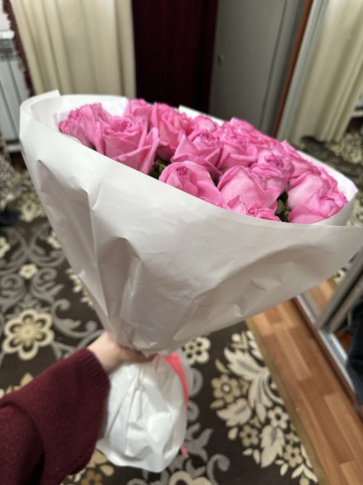 Цветы свежие 25 штук