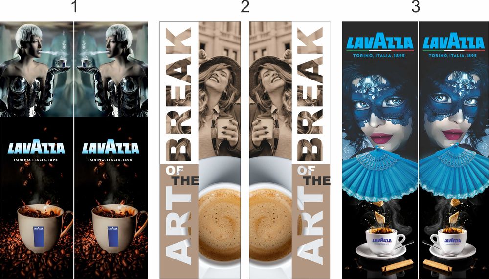 Фолио за вендинг автомати Хладилни витрини и други Цялостно облепяне