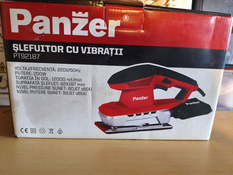 Șlefuitor cu vibrații  panzer nou