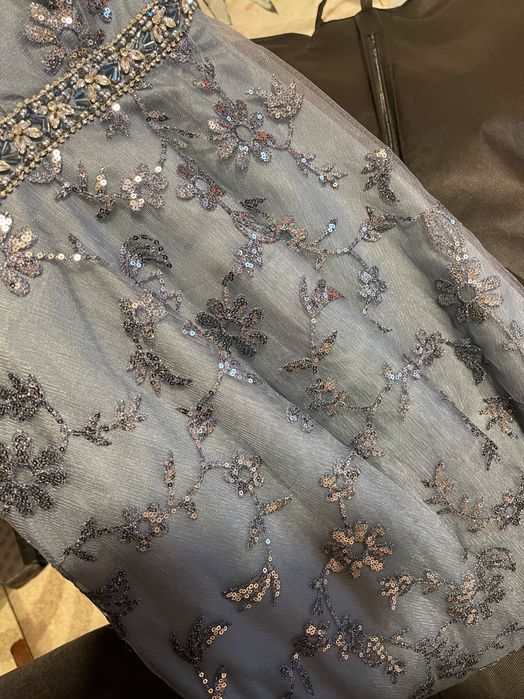 Бална рокля синя