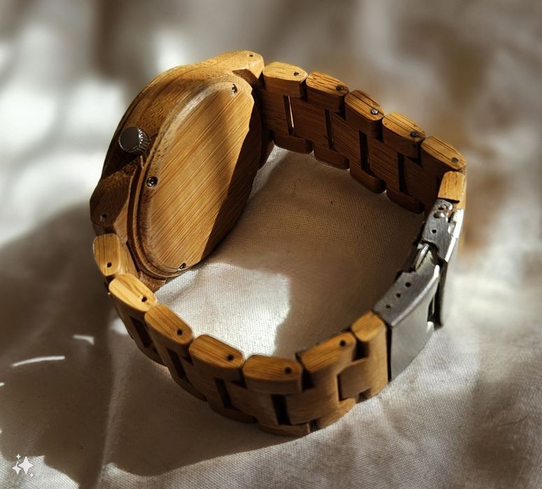 Ceas de mână din lemn