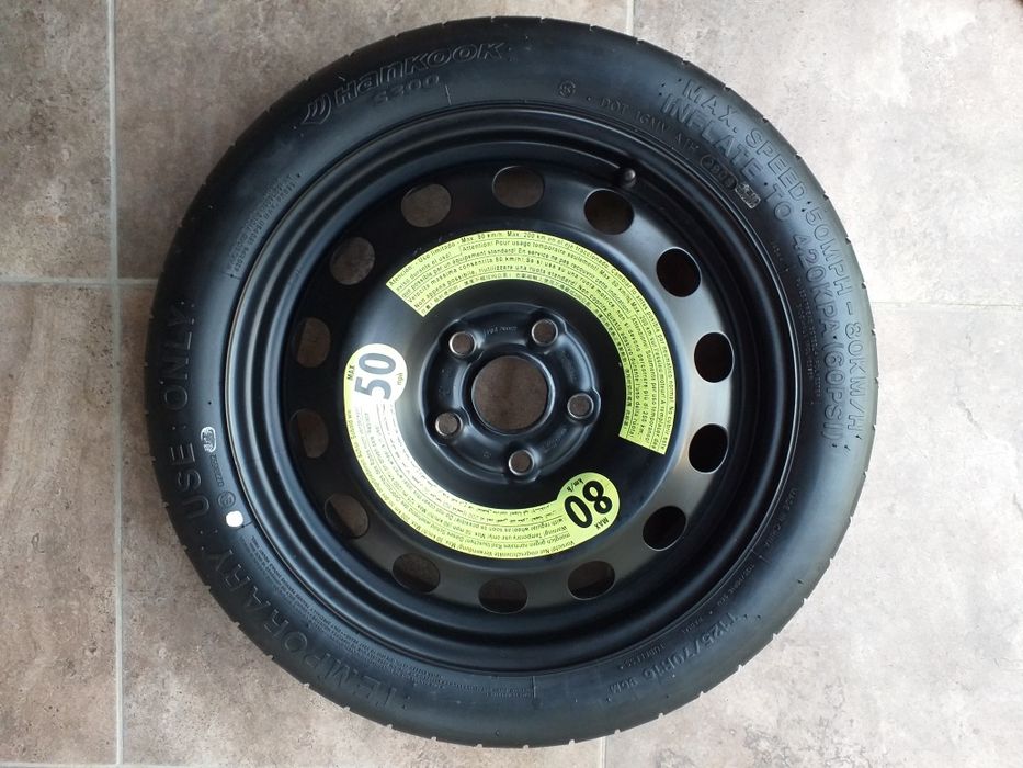 Roata rezerva slim cric cheie de vw,audi,seat,skoda