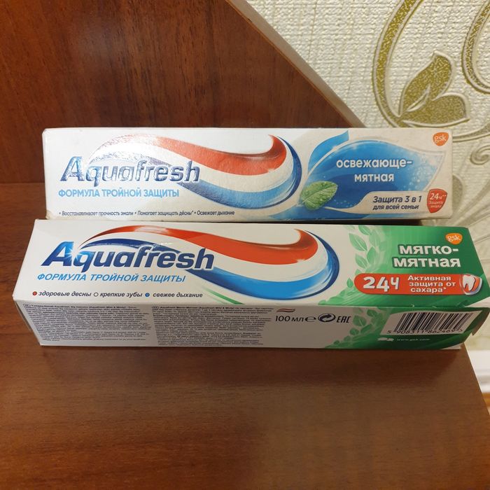 Зубная паста Аквафреш