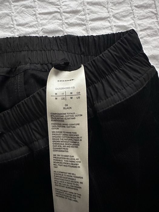 Rick Owens DRKSHDW Corduroy Pods Black