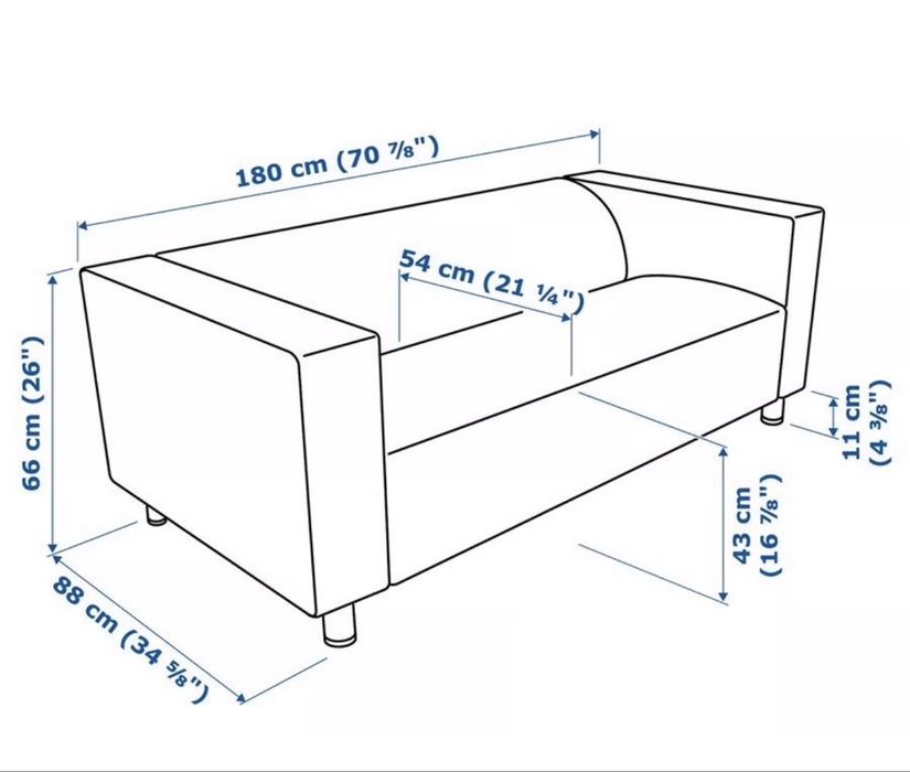 Vand canapea Ikea Klippan