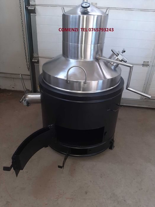 Cazan tuica inox 150 litri set  complet