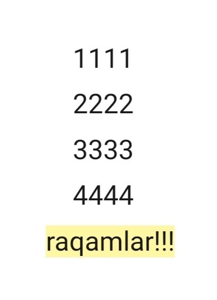 4ta bir xil raqamlar! Золотые номера