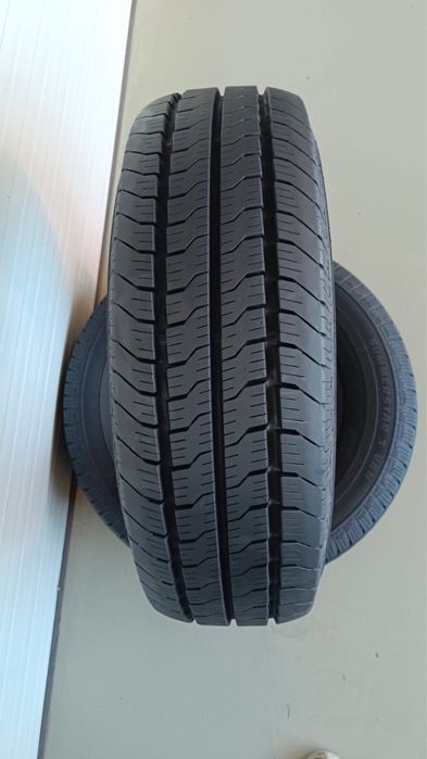 2бр гуми 215/75/R16C/Summer star3 van point S/dot1318г/10.5мм грайфер/