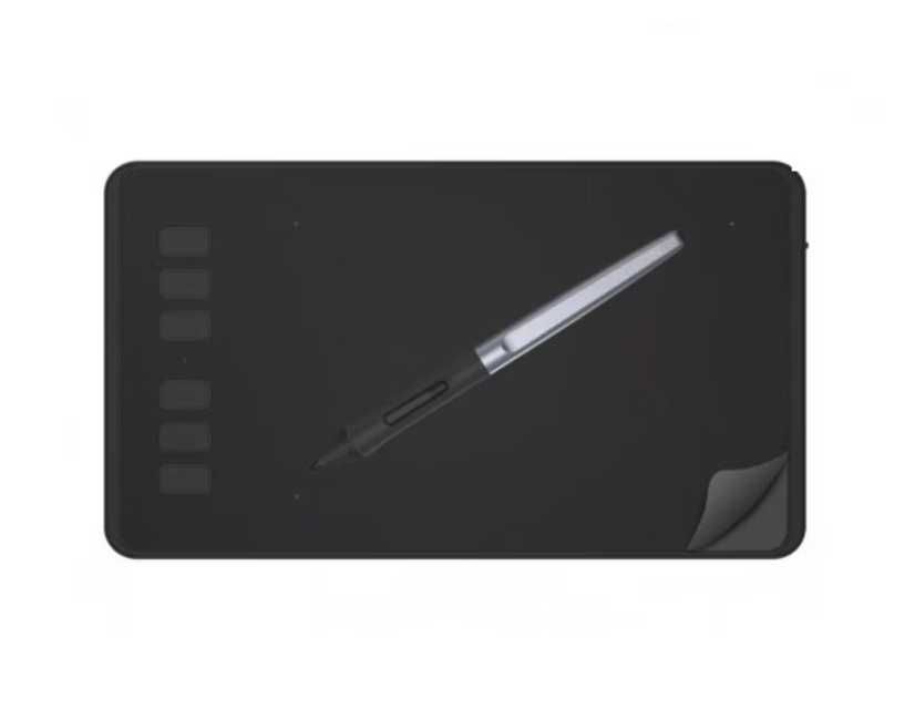 Tableta grafica, HUION, H640P Slim Compact 8192/5080 Negru Gri