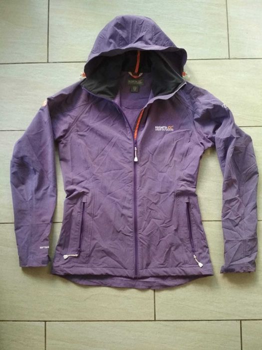 дамско яке ветровка туризъм Regatta Great Outdoors, пастелено лилаво