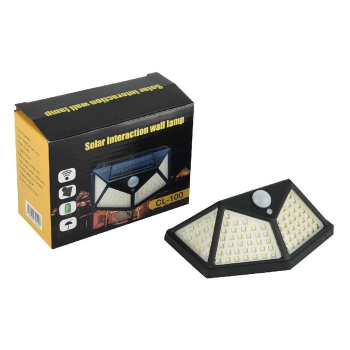 Комплект от 4 Броя  Водоустойчиви Соларни лампи 100LED ,