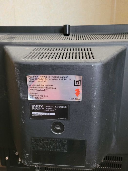 Телевизор Sony стар с електроннлъчева тръба – не работи