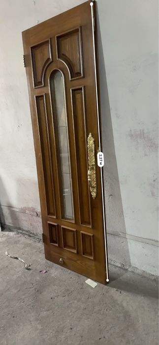 Дверь шпон ясень монолит  2.3м