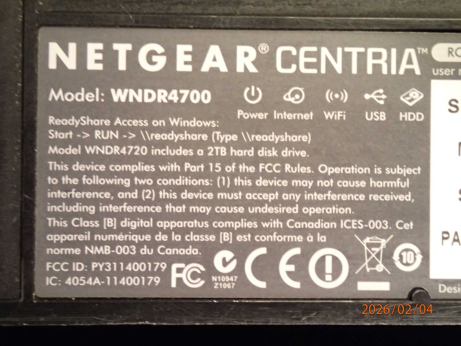 Router wireless Netgear; Apple