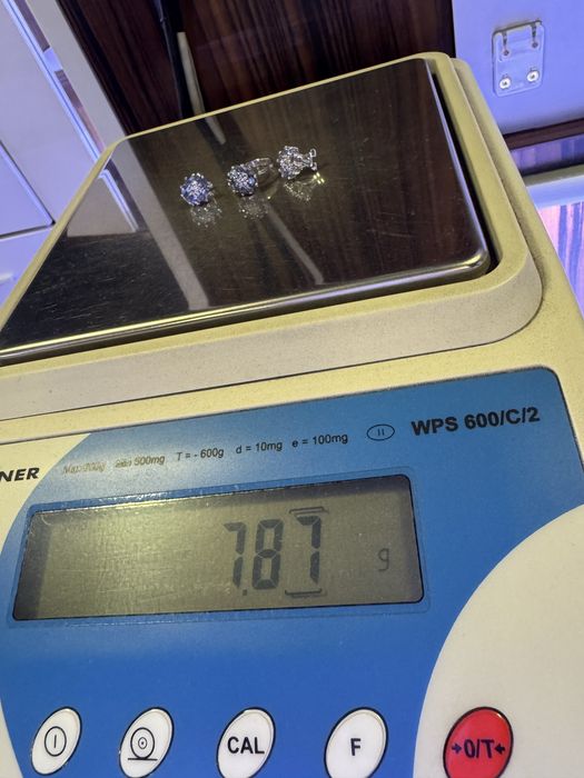 Set cercei + inel 18k din spania