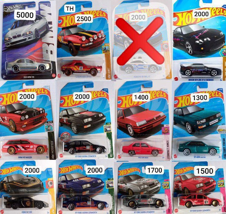 Машинки Модели Hot wheels