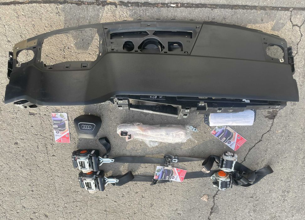 AUDI A6 C8 kit airbag - plansa de bord - set centuri de siguranta