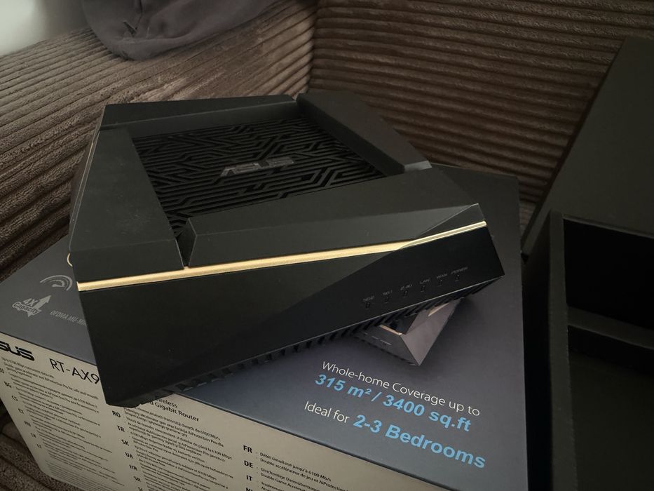 Router Wireless Gigabit ASUS RT-AX92U AX6100, Tri-Band