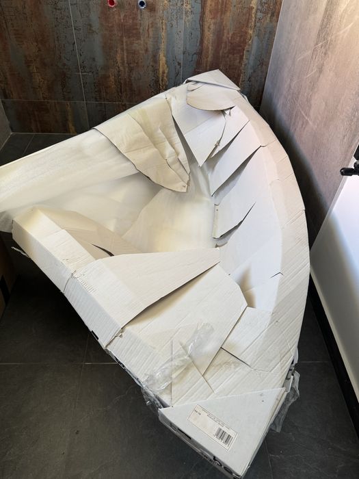 Cada / Vana pe colt Besco Mia 130x130 cm