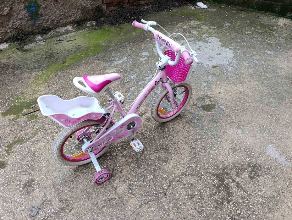 Детски велосипед 16 "Puppy Pink"