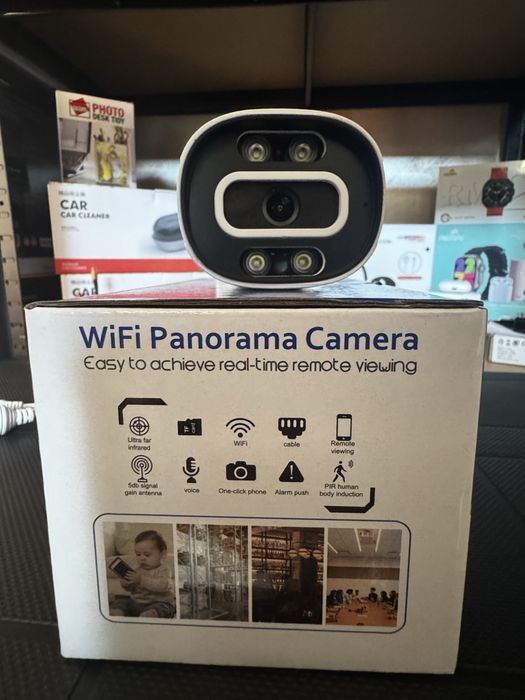 Външна 5MPX WiFi камера с метален корпус, нощно виждане до 40м