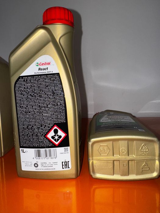 Спирачна течност Castrol React Performance DOT 4
