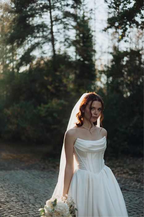 Булчинска рокля Gianna Ivory цвят