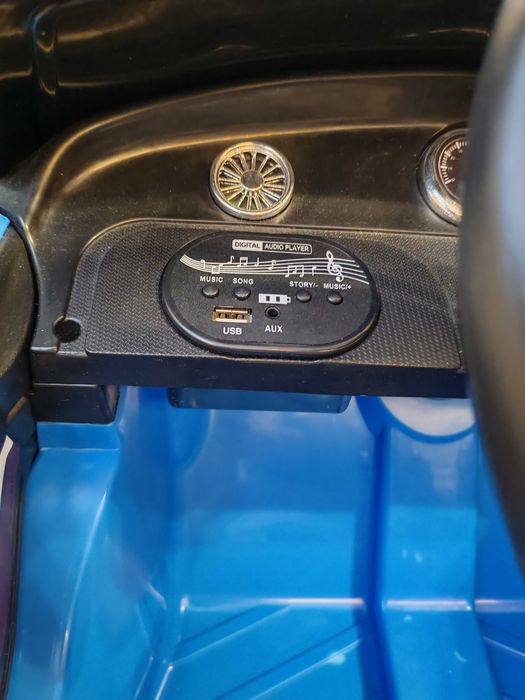 Mașinuță electrica pentru copii albastra, Mybach
