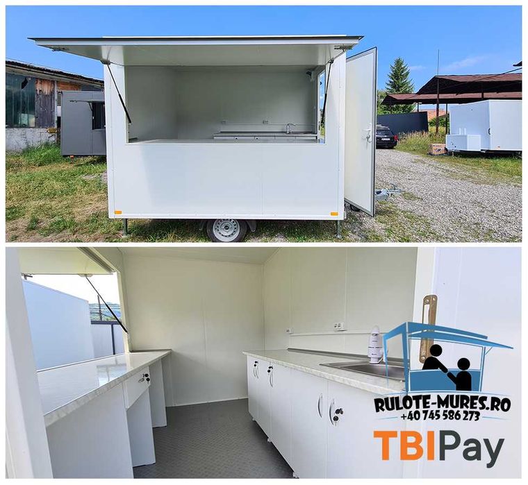 Rulote comerciale FAST FOOD, patiserie --> 3* 2 *2,3 M . Pret redus!