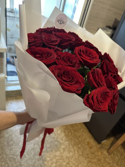 Букет роз 21 штука