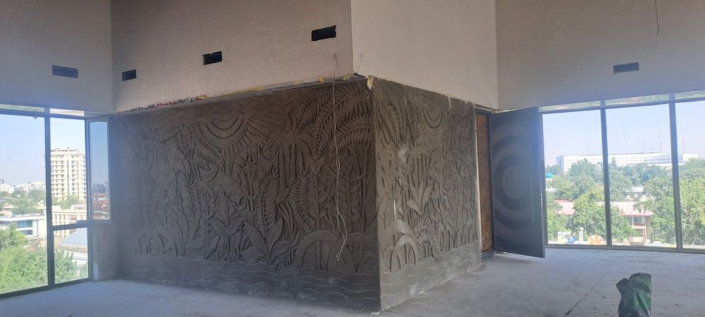 Барельеф, скалы, имитации горного камня, скульптуры