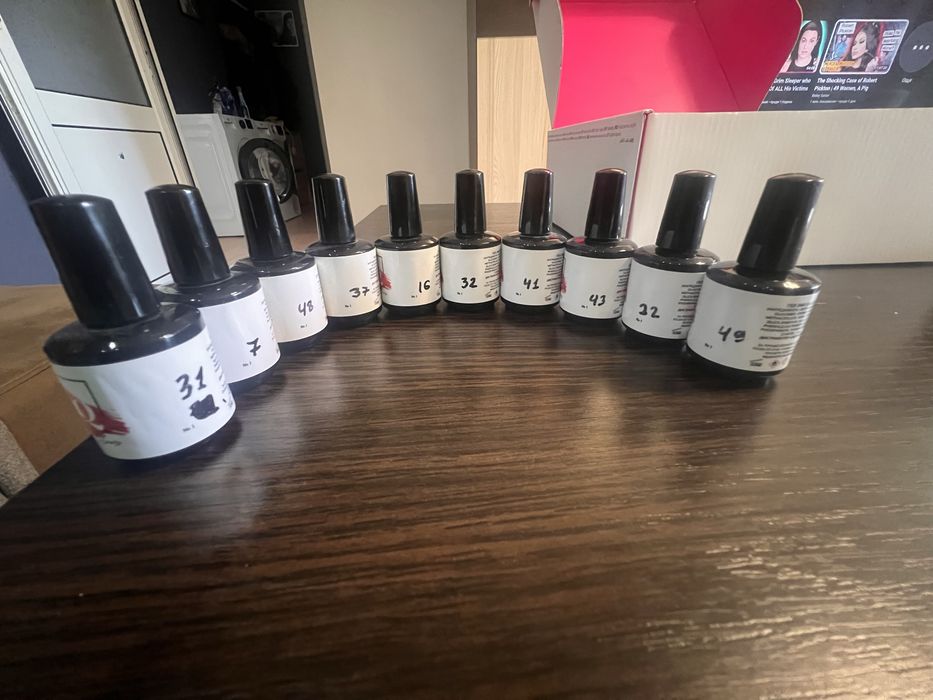 Лот 10 бр. Гел лак Без TPO