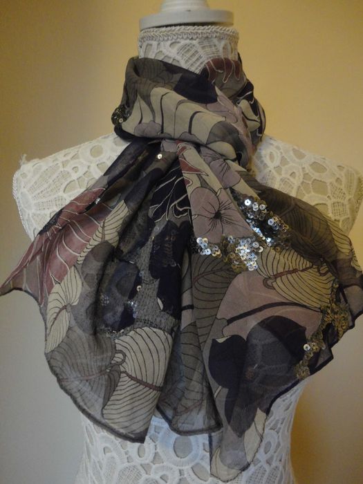 Kenzo/100% коприна/дамски шал