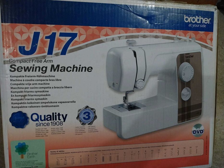 Masina de cusut electrica Brother J17, nou nouta, sigilata