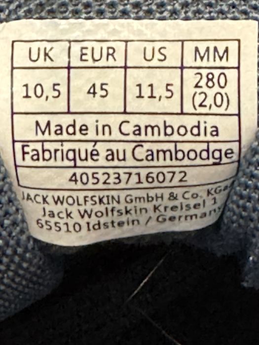 Туристически обувки JACK WOLFSKIN .Номер 45