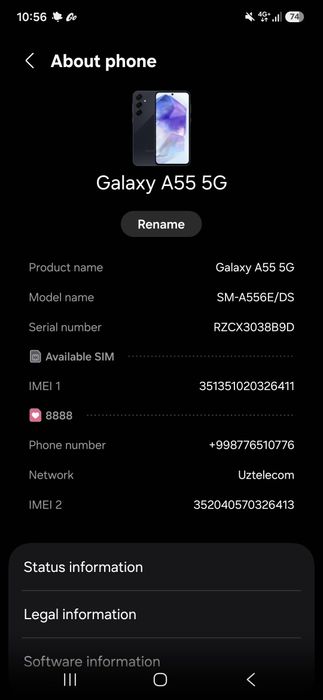 Samsung A55 5g  128/8